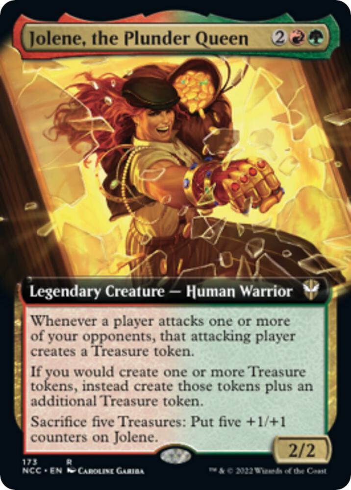 Jolene the Plunder Queen Extended Art 173 (Commander: Streets of New Capenna)  | Good Games Adelaide SA