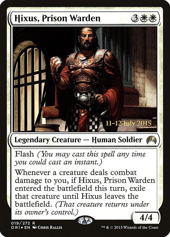 Hixus Prison Warden 19 (Prerelease Cards)  - Foil | Good Games Adelaide SA