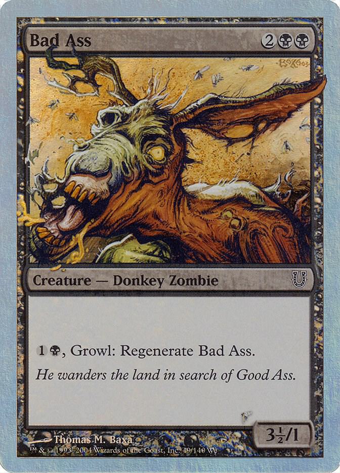 Bad Ass Alternate Foil 49 (Unhinged)  - Foil | Good Games Adelaide SA