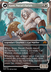 Ajani, Nacatl Pariah // Ajani, Nacatl Avenger (Borderless) [Modern Horizons 3] | Good Games Adelaide SA