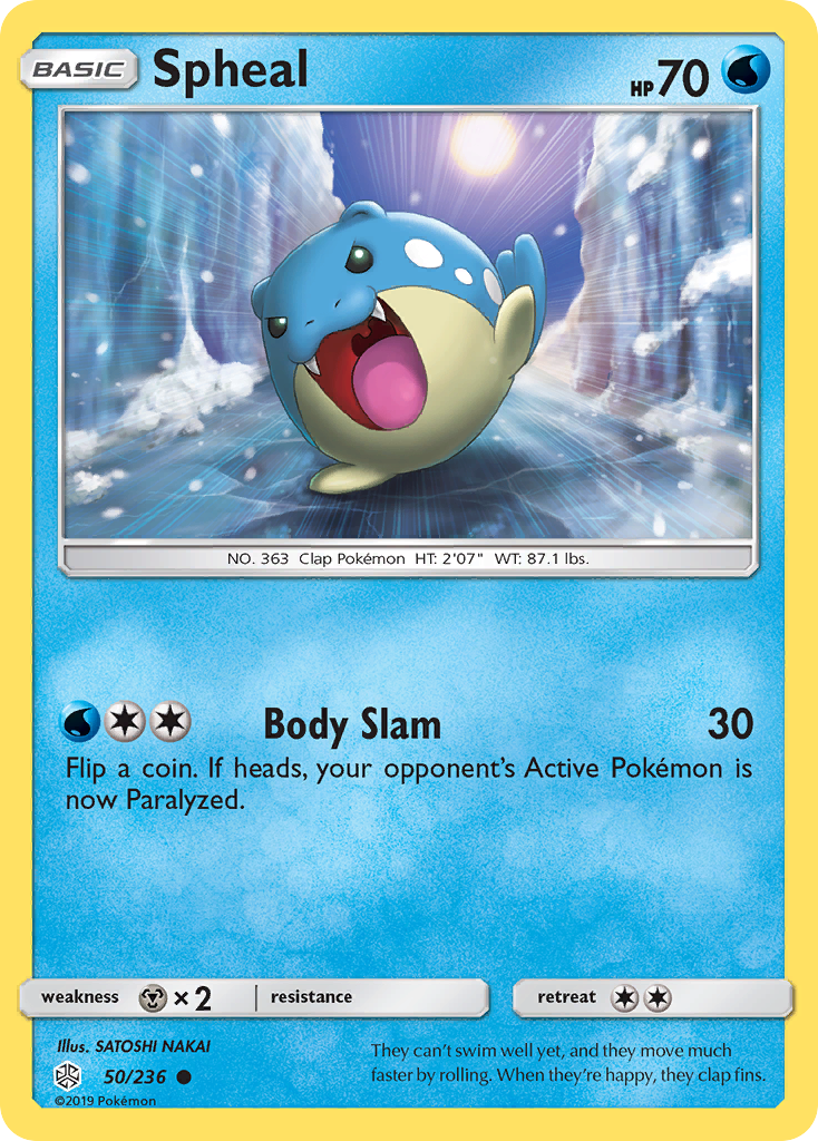 Spheal (50/236) [Sun & Moon: Cosmic Eclipse] | Good Games Adelaide SA