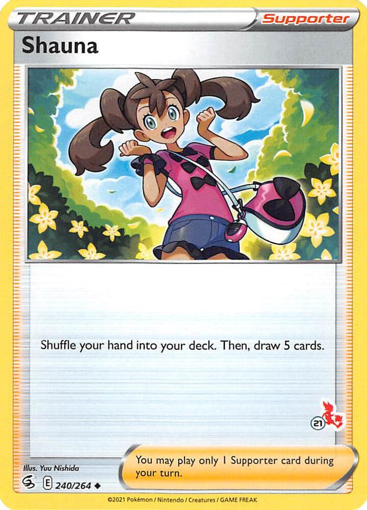 Shauna 240 264 21 Cinderace Stamped 240/264 (Battle Academy 2022)  | Good Games Adelaide SA
