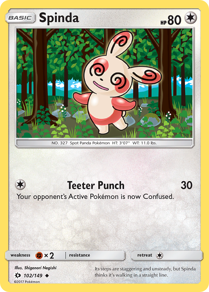 Spinda (102/149) [Sun & Moon: Base Set] | Good Games Adelaide SA