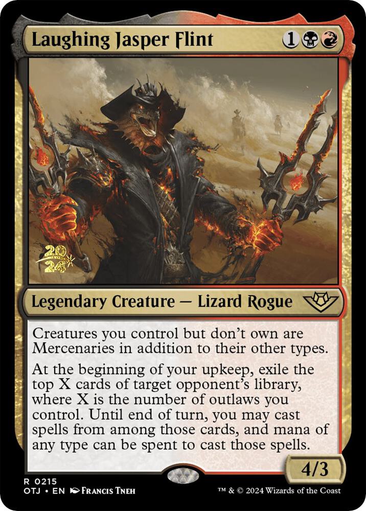 Laughing Jasper Flint 215 (Prerelease Cards)  - Foil | Good Games Adelaide SA