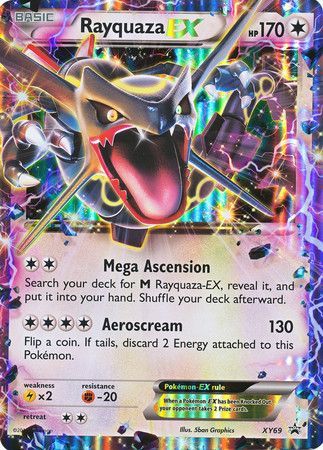 Rayquaza EX (XY69) (Jumbo Card) [XY: Black Star Promos] | Good Games Adelaide SA