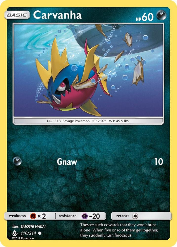 Carvanha 110/214 (SM - Unbroken Bonds)  | Good Games Adelaide SA