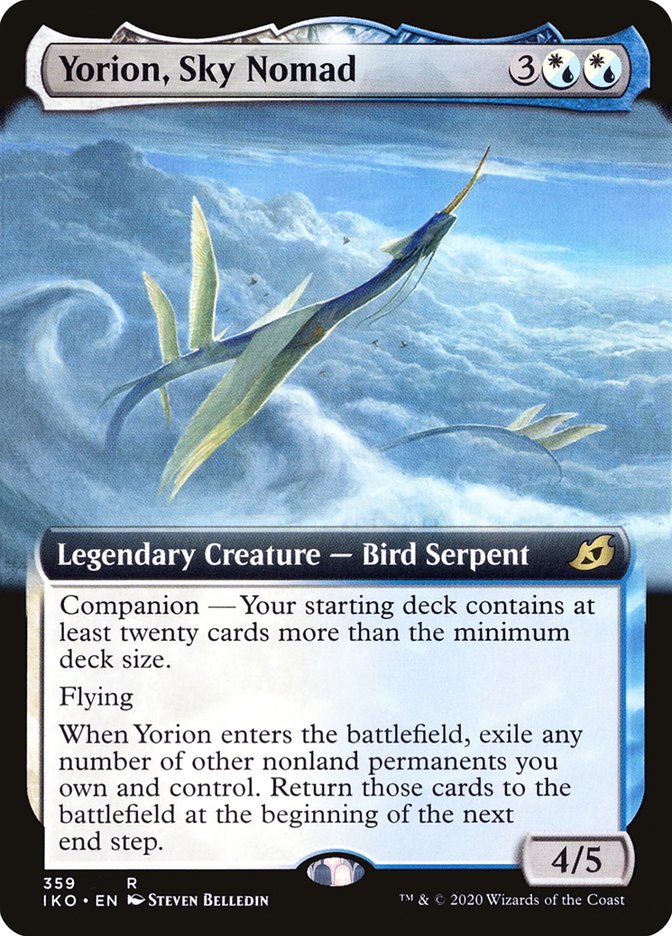 Yorion, Sky Nomad (Extended Art) [Ikoria: Lair of Behemoths] | Good Games Adelaide SA