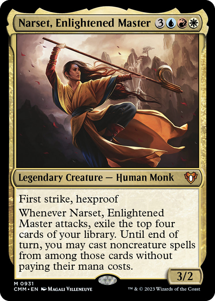 Narset, Enlightened Master [Commander Masters] | Good Games Adelaide SA