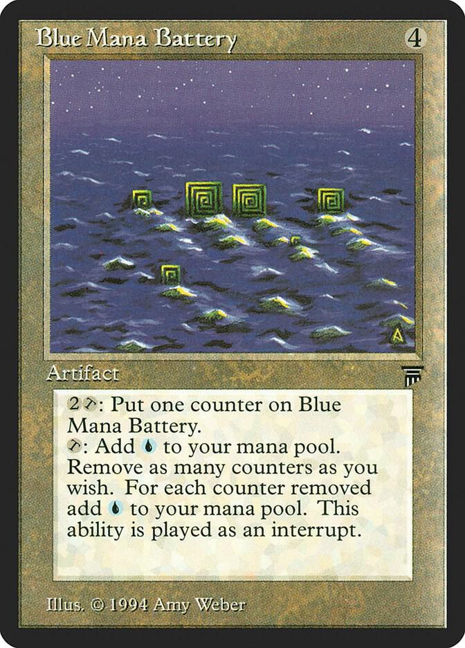 Blue Mana Battery  (Legends)  | Good Games Adelaide SA