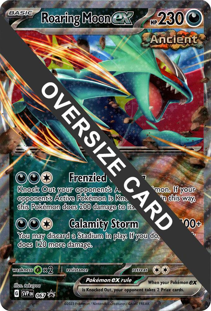Roaring Moon ex 067 067 (Jumbo Cards)  - Holofoil | Good Games Adelaide SA