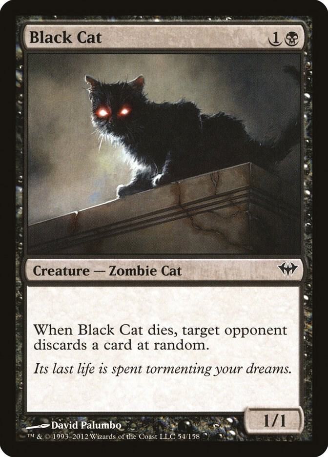 Black Cat 54 (Dark Ascension)  - Foil | Good Games Adelaide SA