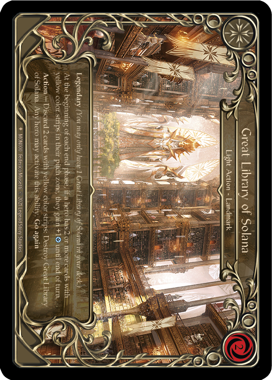 Great Library of Solana [MON000-CF] 1st Edition Cold Foil | Good Games Adelaide SA