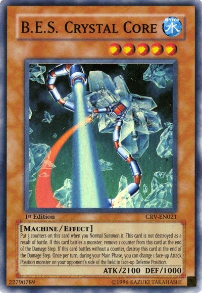 B.E.S. Crystal Core [CRV-EN021] Super Rare | Good Games Adelaide SA
