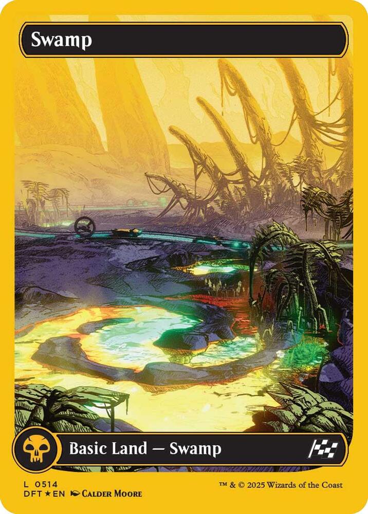 Swamp 514 (Aetherdrift)  - Foil | Good Games Adelaide SA