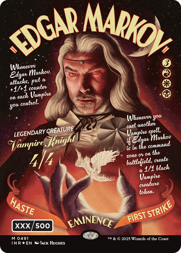 Edgar Markov (Showcase) (Serial Numbered) (Double Rainbow Foil) [Innistrad Remastered] | Good Games Adelaide SA