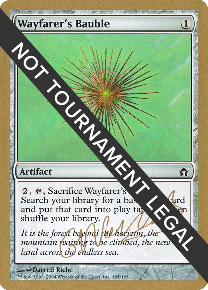 Wayfarers Bauble 2004 Gabriel Nassif 5DN  (World Championship Decks)  | Good Games Adelaide SA