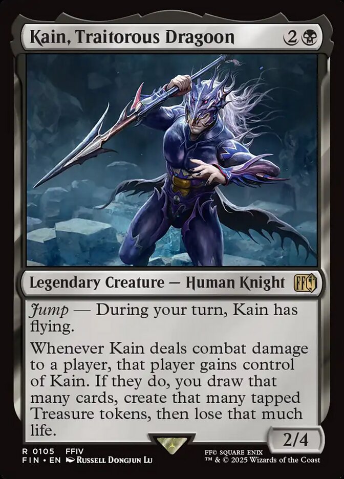 Kain, Traitorous Dragoon 105 (FINAL FANTASY)  - Foil | Good Games Adelaide SA