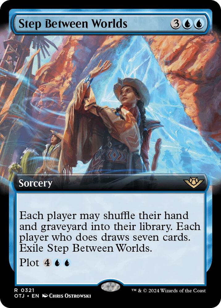 Step Between Worlds 321/286 (Outlaws of Thunder Junction)  - Extended Art Foil | Good Games Adelaide SA