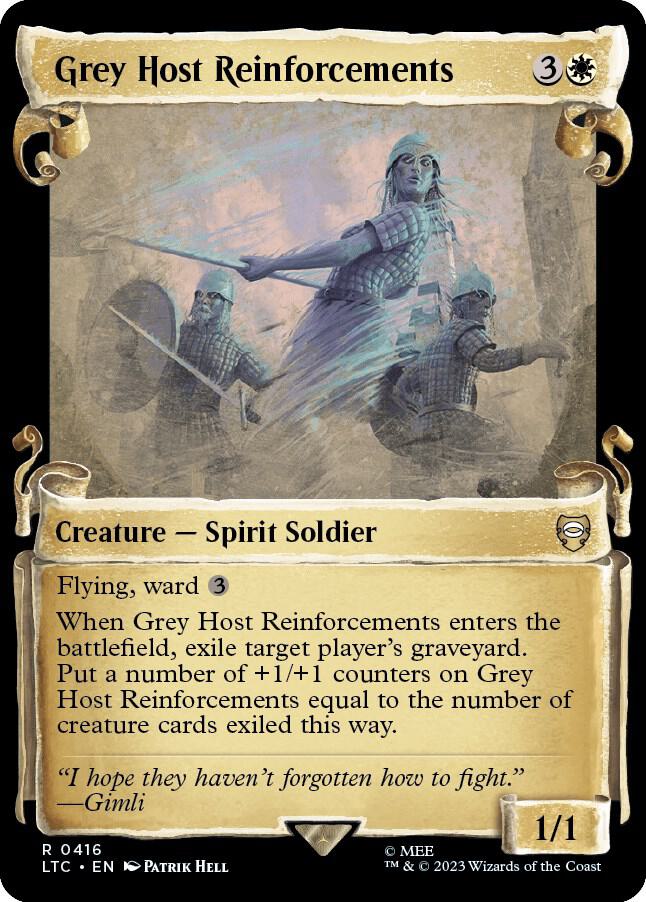 Grey Host Reinforcements 416 (Commander: The Lord of the Rings: Tales of Middle-earth)  - Showcase Scroll | Good Games Adelaide SA