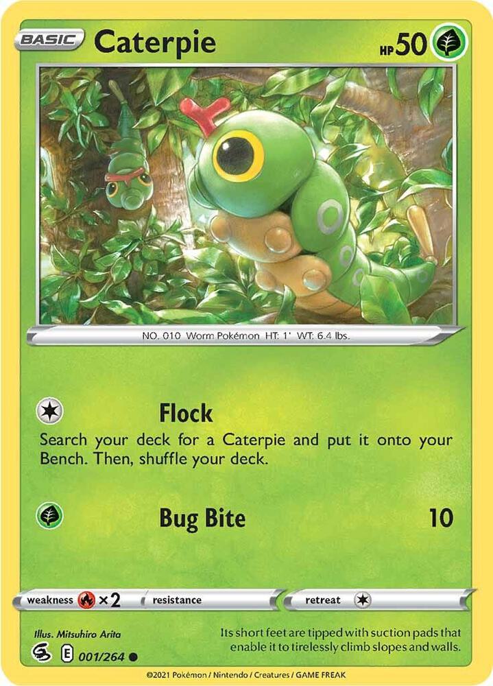 Caterpie 001/264 (SWSH08: Fusion Strike)  | Good Games Adelaide SA