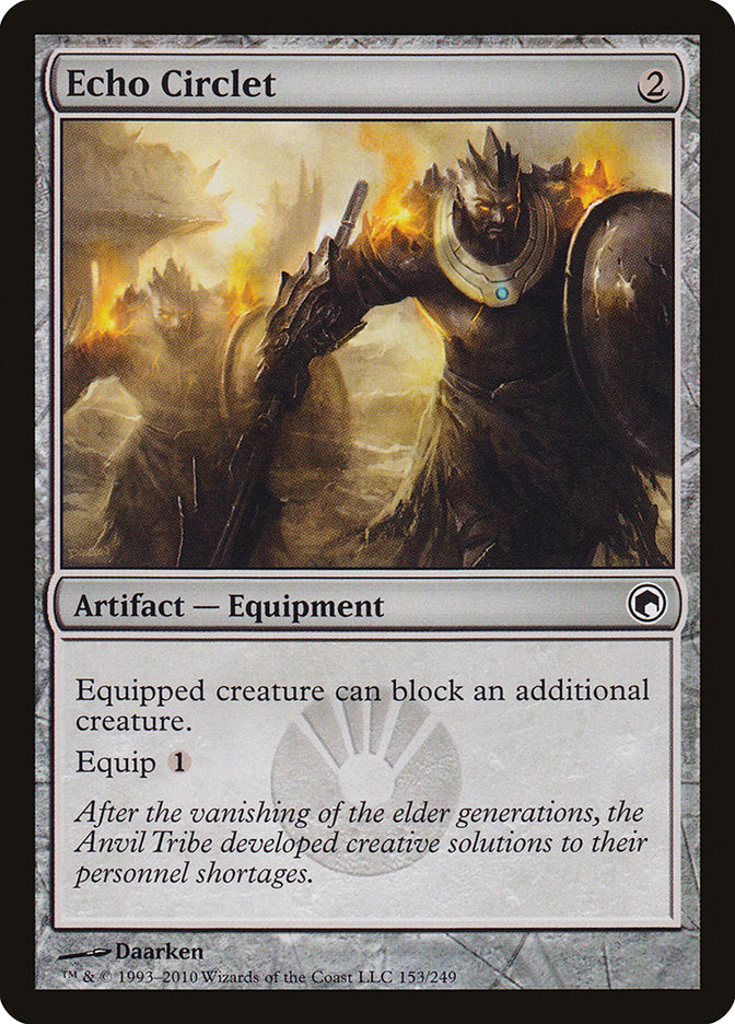 Echo Circlet 153 (Scars of Mirrodin)  - Foil | Good Games Adelaide SA