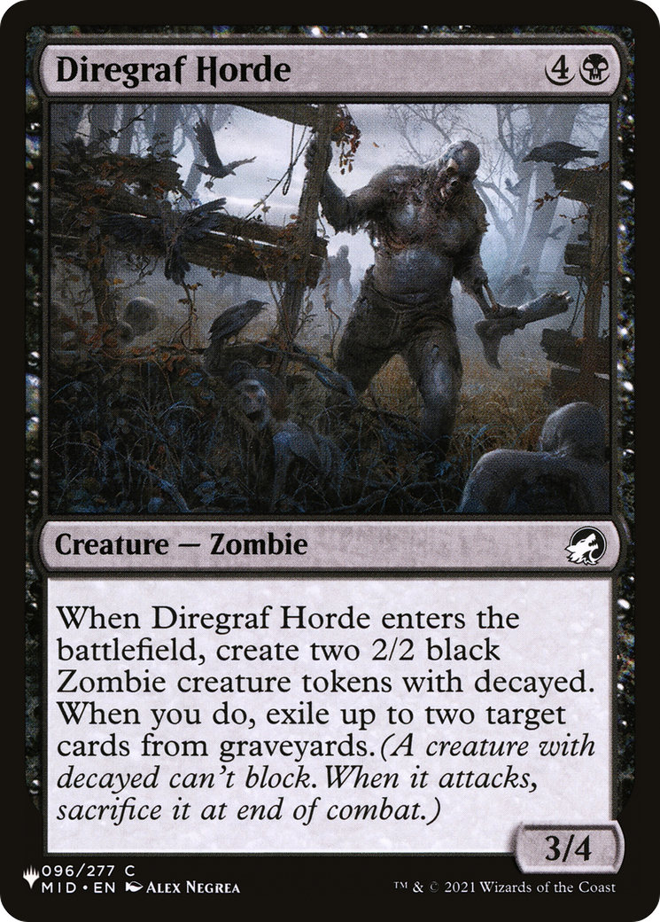 Diregraf Horde [The List Reprints] | Good Games Adelaide SA