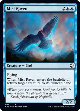 Mist Raven 41 (Commander: Kaldheim)  | Good Games Adelaide SA