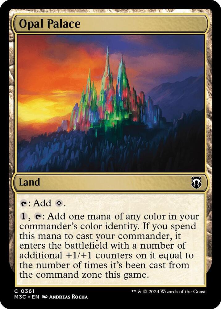 Opal Palace 361/411 (Commander: Modern Horizons 3)  - Ripple Foil | Good Games Adelaide SA