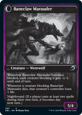 Baneblade Scoundrel // Baneclaw Marauder [Innistrad: Double Feature] | Good Games Adelaide SA