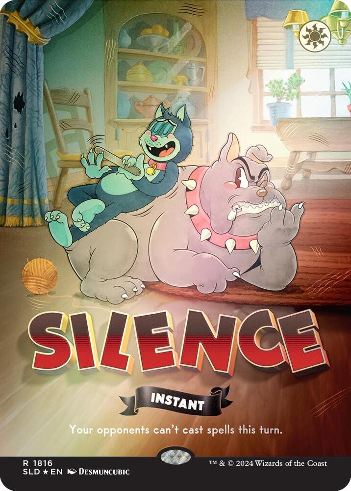 Silence 1816 Rainbow Foil 1816 (Secret Lair Drop Series)  - Foil | Good Games Adelaide SA
