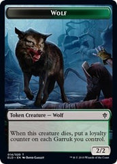 Wolf // Food (15) Double-sided Token [Throne of Eldraine Tokens] | Good Games Adelaide SA