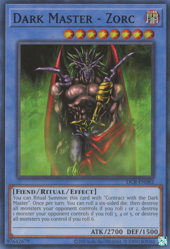 Dark Master - Zorc [DCR-EN082] Super Rare | Good Games Adelaide SA
