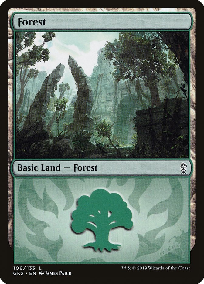 Forest (106) [Ravnica Allegiance Guild Kit] | Good Games Adelaide SA