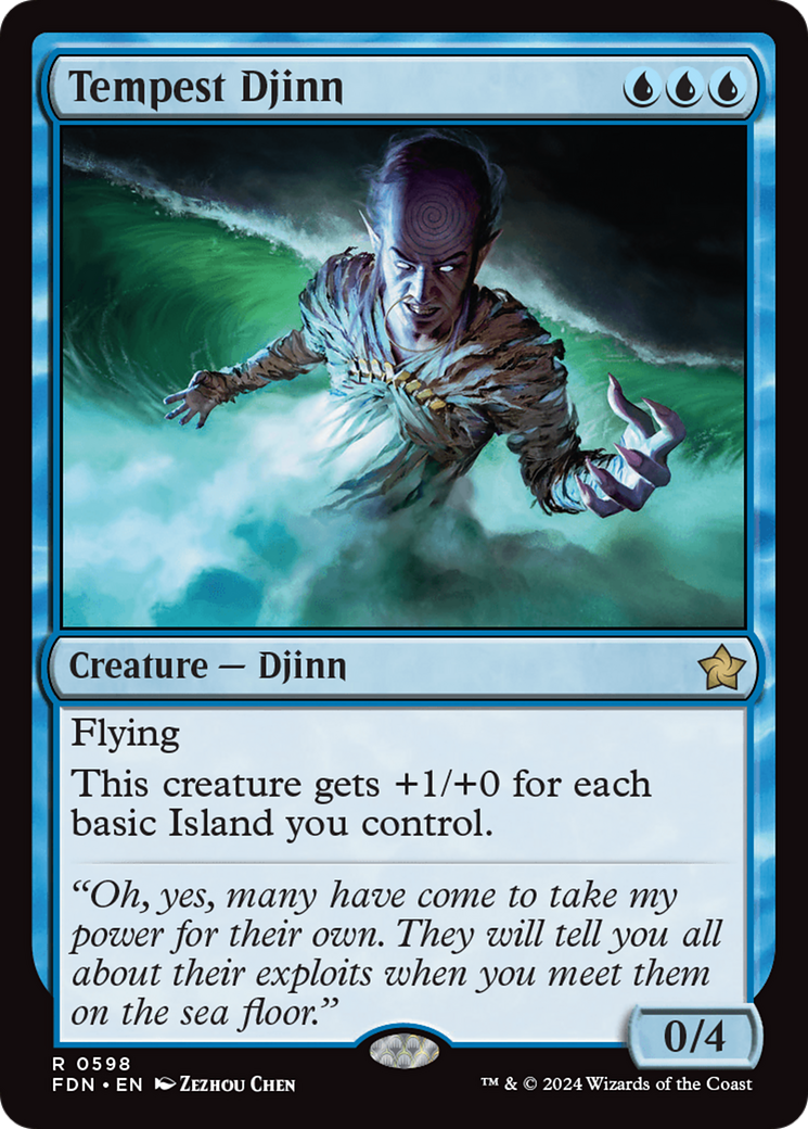 Tempest Djinn [Foundations] | Good Games Adelaide SA