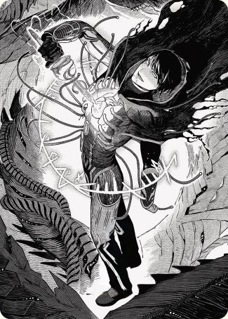 Jace, the Perfected Mind 2 Art Card [Phyrexia: All Will Be One Art Series] | Good Games Adelaide SA