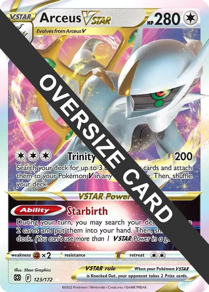 Arceus VSTAR 123 172 123/172 (Jumbo Cards)  - Holofoil | Good Games Adelaide SA