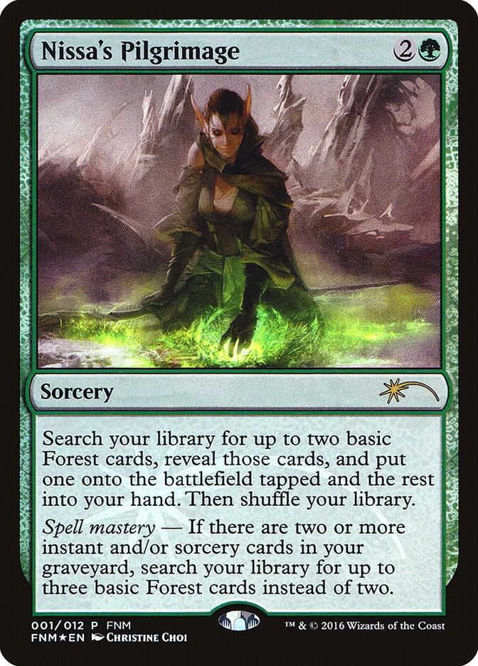 Nissa's Pilgrimage 1 (FNM Promos)  - Foil | Good Games Adelaide SA