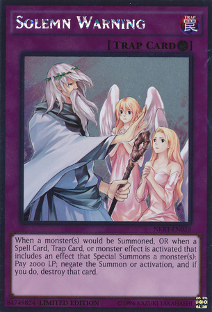 Solemn Warning [NKRT-EN035] Platinum Rare | Good Games Adelaide SA