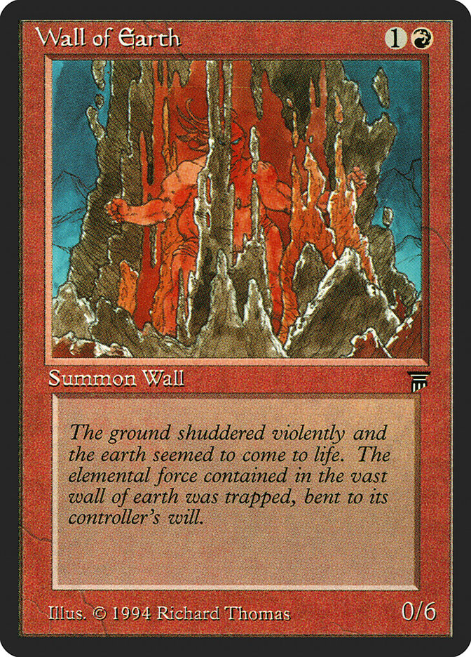 Wall of Earth  (Legends)  | Good Games Adelaide SA