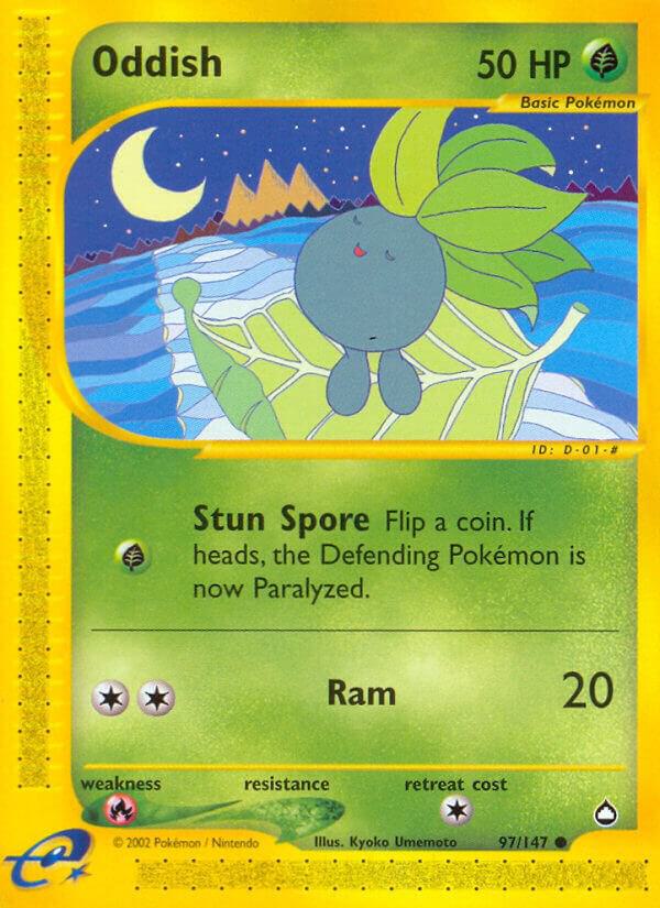 Oddish 097/147 (Aquapolis)  | Good Games Adelaide SA