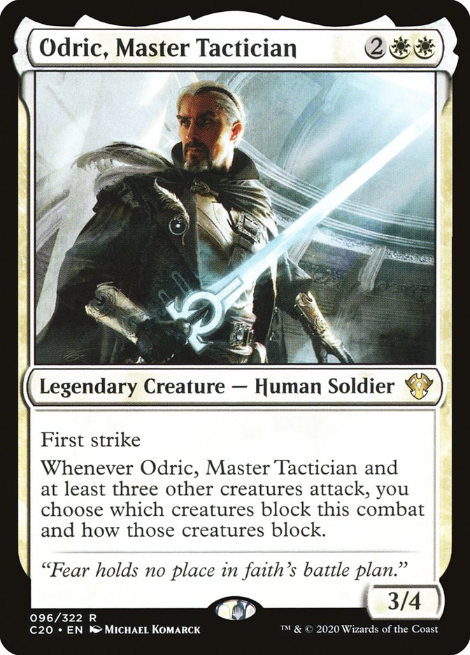 Odric, Master Tactician [Commander 2020] | Good Games Adelaide SA