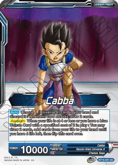 Cabba // SS Cabba, Proud Volley (BT15-031) [Saiyan Showdown Prerelease Promos] | Good Games Adelaide SA
