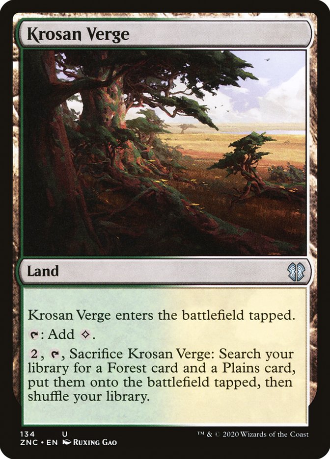 Krosan Verge [Zendikar Rising Commander] | Good Games Adelaide SA