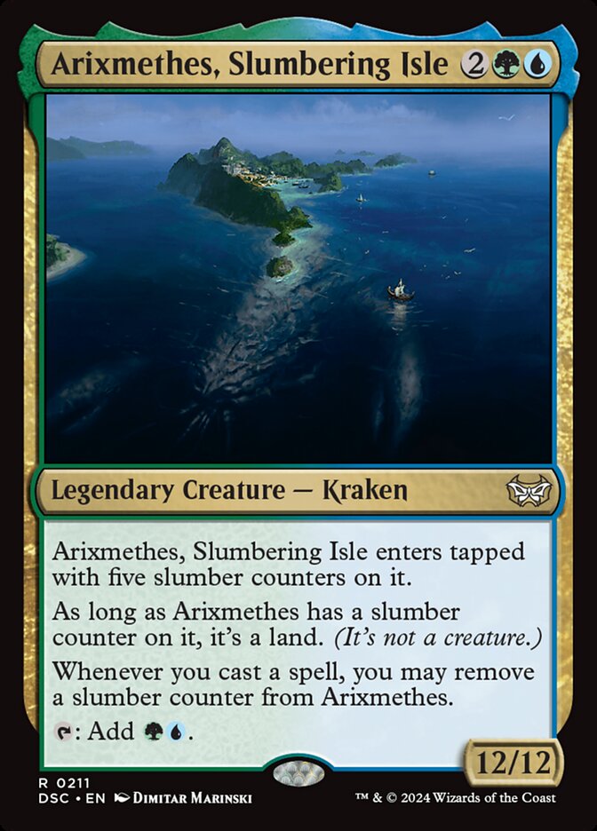 Arixmethes, Slumbering Isle 211 (Commander: Duskmourn: House of Horror)  | Good Games Adelaide SA