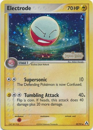 Electrode (32/92) (Stamped) [EX: Legend Maker] | Good Games Adelaide SA