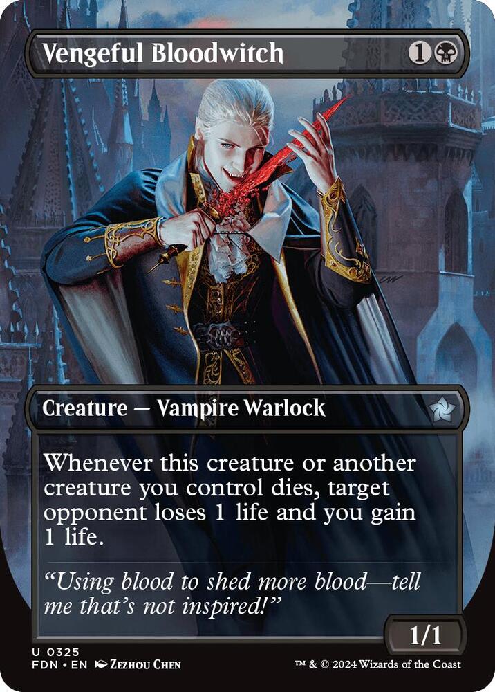 Vengeful Bloodwitch 325 (Foundations)  - Foil | Good Games Adelaide SA
