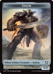 Golem (0012) // Golem (0014) Double-Sided Token [Edge of Eternities Tokens] | Good Games Adelaide SA