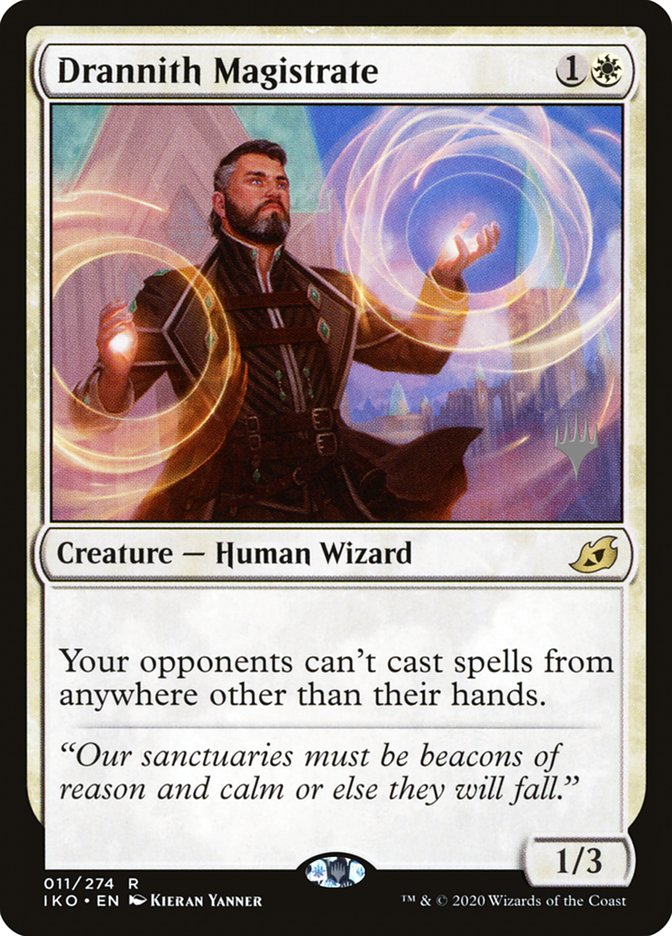 Drannith Magistrate (Promo Pack) [Ikoria: Lair of Behemoths Promos] | Good Games Adelaide SA