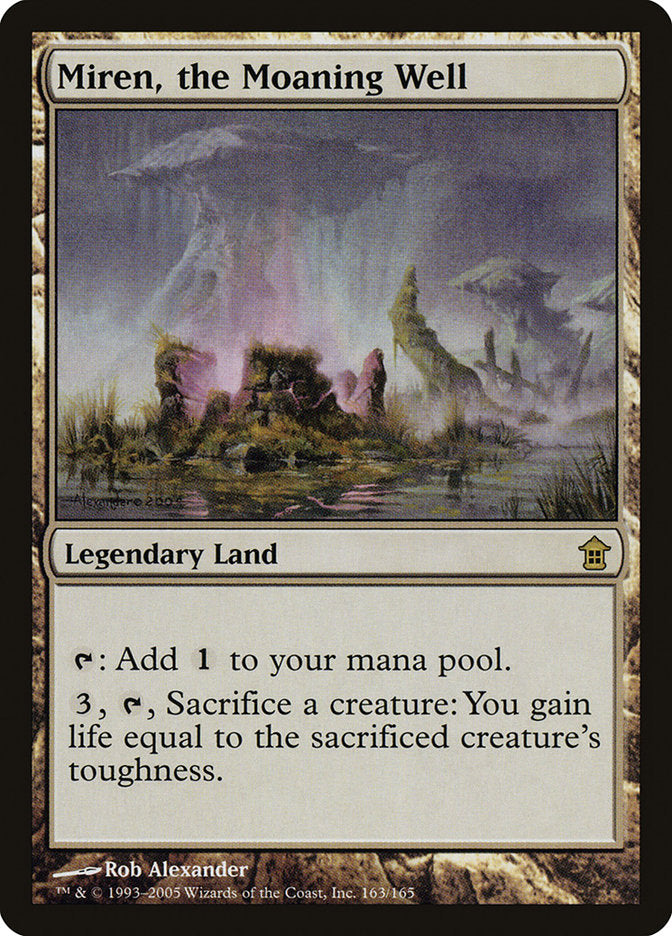 Miren, the Moaning Well 163 (Saviors of Kamigawa)  - Foil | Good Games Adelaide SA