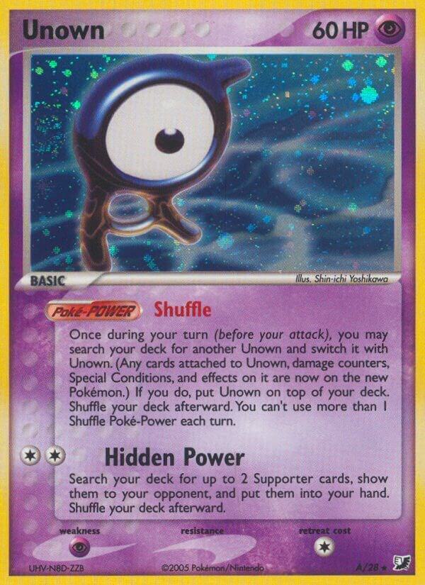 Unown A A/28 (Unseen Forces)  - Holofoil | Good Games Adelaide SA